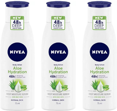 NIVEA Aloe Hydration Body Lotion (3 Pc x 75 ml)(225 ml)