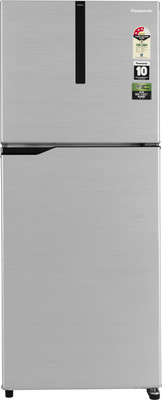 Panasonic 268 L Frost Free Double Door 3 Star Refrigerator(Shining Silver, NR-FBG27VSS3) Panasonic 268 L Frost Free Double Door 3 Star Refrigerator(Shining Silver, NR-FBG27VSS3)