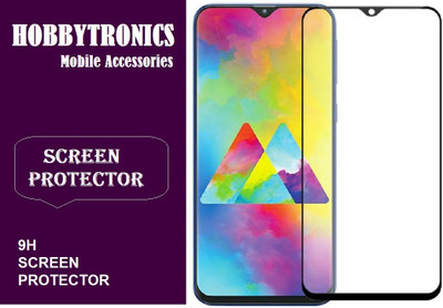 HOBBYTRONICS Edge To Edge Tempered Glass for Samsung Galaxy M10(Pack of 1)