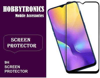 HOBBYTRONICS Edge To Edge Tempered Glass for Samsung Galaxy M10(Pack of 1)