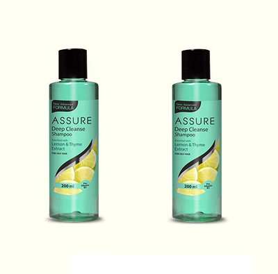 ASSURE Deep Cleanse Shampoo (Pack of 2)(400 ml)
