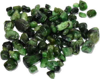 Healings4u Raw Rough Stone - Emerald 150 ct (30 gm) unpolished Raw Perfect for Natural,Vastu. Regular Asymmetrical Crystal Stone(Green 30 g)