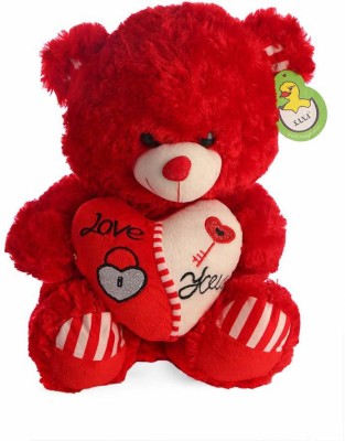 Sana Stuffed Soft Plush Teddy Bear with Heart  - 50 cm(Red)