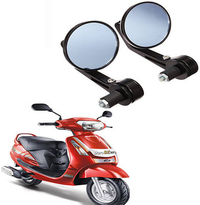 BRPEARl Manual Rear View Mirror, Dual Mirror, Driver Side For Mahindra Duro DZ(Right, Left)