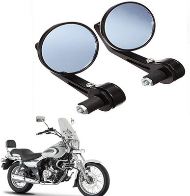 RWT Manual Rear View Mirror, Dual Mirror, Driver Side For Bajaj Avenger 220 DTS-i(Right, Left)