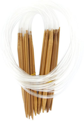Maxxlite B01D5W2I8Q Bamboo Knitting Needles-Flexible Circular Wooden Knitting Needles with Plastic Tube 18 Sizes 2.0mm-10.0mm 80cm for Sweater Needles Knitting Tools Accessories for Home Knitting Pin(Pack of 18) Maxxlite B01D5W2I8Q Bamboo Knitting Needles-Flexible Circular Wooden Knitting Needles with Plastic Tube 18 Sizes 2.0mm-10.0mm 80cm for Sweater Needles Knitting Tools Accessories for Home Knitting Pin(Pack of 18)