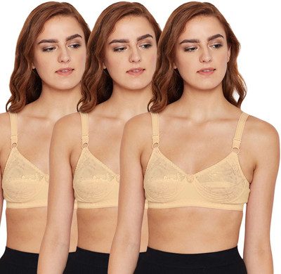 BodyCare Women Full Coverage Non Padded Bra(Beige)