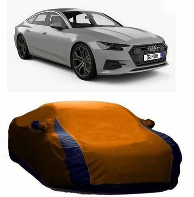 HOLME'S Car Cover For Audi A4 (With Mirror Pockets)(Orange)