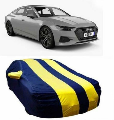 HOLME'S Car Cover For Audi A4 (With Mirror Pockets)(Blue)