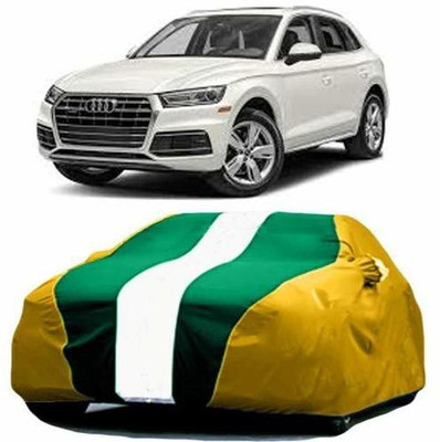HOLME'S Car Cover For Audi Q5 (With Mirror Pockets)(Multicolor)