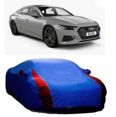 HOLME'S Car Cover For Audi A4 (With Mirror Pockets)(Blue)