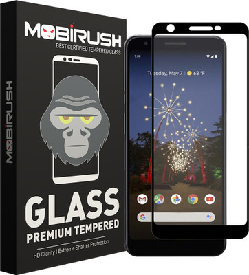 MOBIRUSH Edge To Edge Tempered Glass for Google Pixel 3A XL(Pack of 1)
