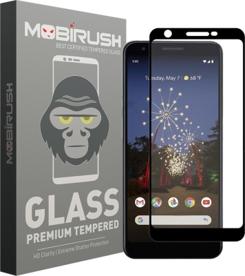 MOBIRUSH Edge To Edge Tempered Glass for Google Pixel 3A XL(Pack of 1)