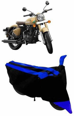 APNEK Two Wheeler Cover for Royal Enfield(Bullet 350, Blue)