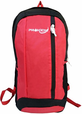 Prokick Casual Backpack School Bag - Red/Black 15 L Backpack(Red)