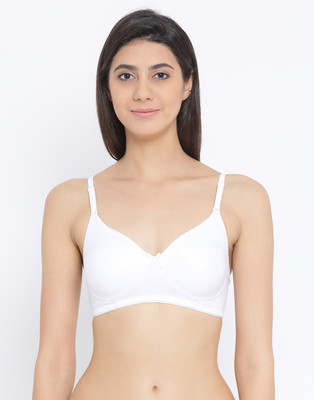 Clovia Women Full Coverage Lightly Padded Bra(White)