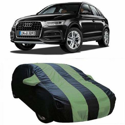 HOLME'S Car Cover For Audi Q3 (With Mirror Pockets)(Green)