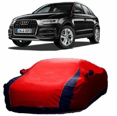 HOLME'S Car Cover For Audi Q3 (With Mirror Pockets)(Red)