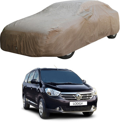 Oshotto Car Cover For Renault Lodgy (With Mirror Pockets)(Brown)