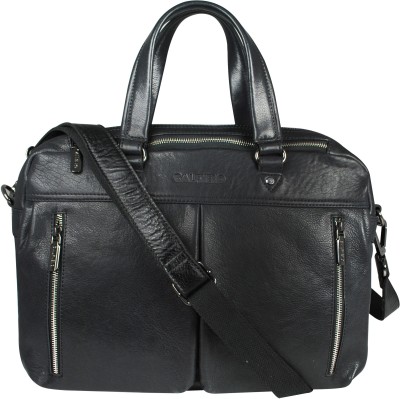 Calfnero Men Black Messenger Bag