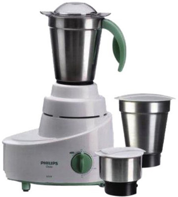 PHILIPS (HL1606 )3Jar Watt 500 Mixer Grinder (3 Jars, White)