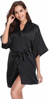 ARARA Women Robe(Black)