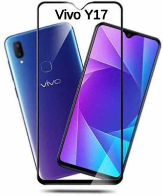 LIKEDESIGN Edge To Edge Tempered Glass for Vivo Y17(Pack of 1)