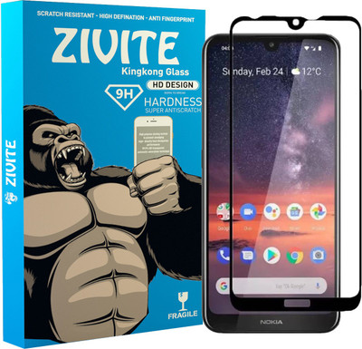 ZIVITE Edge To Edge Tempered Glass for Nokia 3.2(Pack of 1)