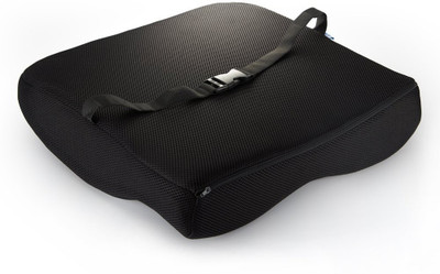 Grin Health Mid Backrest cushion orthopedic back support for office chair car seat Back / Lumbar Support(Black)