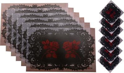KUBER INDUSTRIES Rectangular Pack of 12 Table Placemat(Multicolor, PVC)