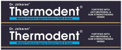 Dr. Jaikaran Thermodent Toothpaste(200 g, Pack of 2)