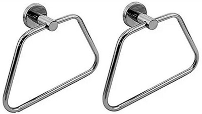 deeplax towel ring xionno napkin holder set of 2 silver Towel Holder(Stainless Steel)