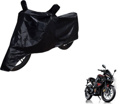 AutoRetail Two Wheeler Cover for Bajaj(Pulsar RS 200, Black)