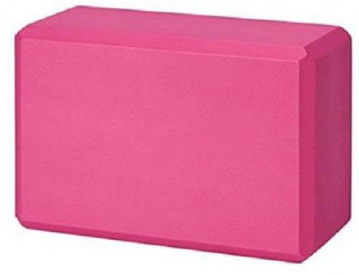 JERN Yoga Brick EVA Foam Block to Support and Deepen Poses, Improve Strength Yoga Blocks(Pink Pack of 1)