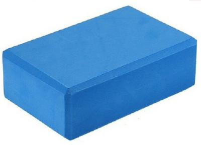 JERN Yoga Brick EVA Foam Block to Support and Deepen Poses, Improve Strength Yoga Blocks(Blue Pack of 1)