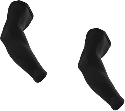 FOXSTON Cotton Arm Sleeve For Men & Women(Free, Black)