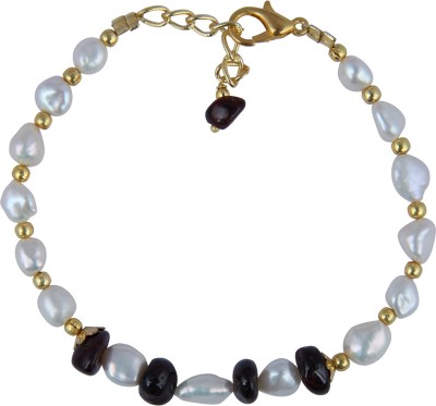 Pearlz Ocean Alloy Pearl Gold-plated Bracelet