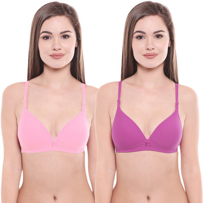 BodyCare Women Full Coverage Lightly Padded Bra(Multicolor)