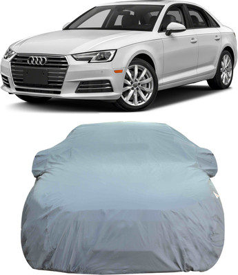 Oshotto Car Cover For Audi A4 (With Mirror Pockets)(Grey)