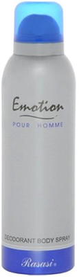 20% OFF on RASASI Emotion Pour Homme Deodorant Spray - For Men(200 ml) 20% OFF on RASASI Emotion Pour Homme Deodorant Spray - For Men(200 ml)