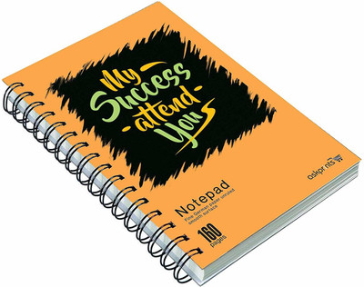 Askprints My success attend you A5 Note Book Unruled 160 Pages(My success attend you)