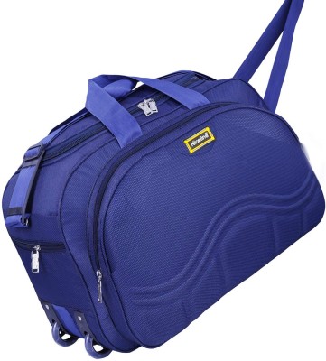 Nice Line (Expandable) Stylish Polyester Two Wheels Travel Expandable Duffel Bag Duffel With Wheels (Strolley)