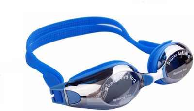 JERN Anti Fog UV Protection Swimming Goggles Swimming Goggles(Blue)