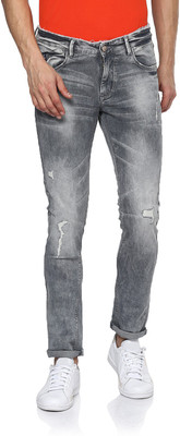 Spykar Skinny Men Grey Jeans