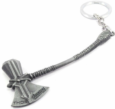 gtrp Avengers Infinity War Thor Axe Stormbreaker Alloy Antique Silver Key Chain Key Chain