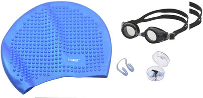 JERN Premium Complete Swimming Kit with Dotted Cap Swimming Kit