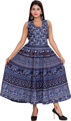 DHRUVI Cotton Silk Printed Kurta Fabric
