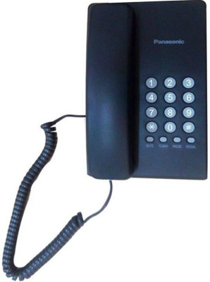 Panasonic KX-TS400SX Integrated Telephone Corded Landline Phone(Black)