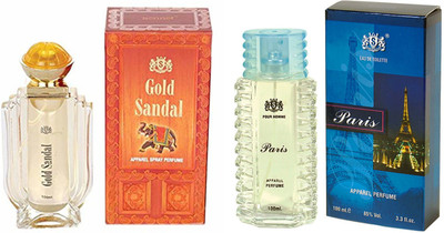 Sonnet GOLD SANDAL AND PARIS PERFUME 100ML Eau de Parfum  -  200 ml(For Men & Women)