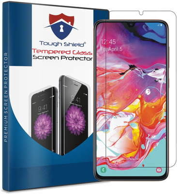 TOUGH SHIELD Tempered Glass Guard for Samsung Galaxy A70(Pack of 1)